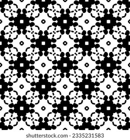 Simple repeating monochrome pattern. Abstract texture for fabric print, card, table cloth, furniture, banner, cover, invitation, decoration, wrapping.seamless repeating pattern. Black and white color.