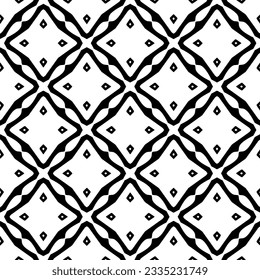 Simple repeating monochrome pattern. Abstract texture for fabric print, card, table cloth, furniture, banner, cover, invitation, decoration, wrapping.seamless repeating pattern. Black and white color.