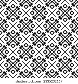 Simple repeating monochrome pattern. Abstract texture for fabric print, card, table cloth, furniture, banner, cover, invitation, decoration, wrapping.seamless repeating pattern. Black and white color.