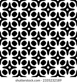 Simple repeating monochrome pattern. Abstract texture for fabric print, card, table cloth, furniture, banner, cover, invitation, decoration, wrapping.seamless repeating pattern. Black and white color.