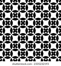 Simple repeating monochrome pattern. Abstract texture for fabric print, card, table cloth, furniture, banner, cover, invitation, decoration, wrapping.seamless repeating pattern. Black and white color.