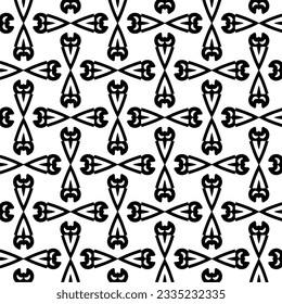 Simple repeating monochrome pattern. Abstract texture for fabric print, card, table cloth, furniture, banner, cover, invitation, decoration, wrapping.seamless repeating pattern. Black and white color.