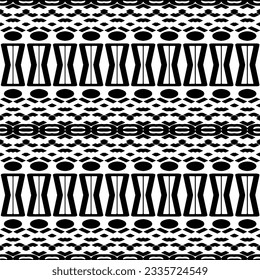 Simple repeating monochrome pattern. Abstract texture for fabric print, card, table cloth, furniture, banner, cover, invitation, decoration, wrapping.seamless repeating pattern. Black and white color.