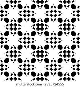 Simple repeating monochrome pattern. Abstract texture for fabric print, card, table cloth, furniture, banner, cover, invitation, decoration, wrapping.seamless repeating pattern. Black and white color.