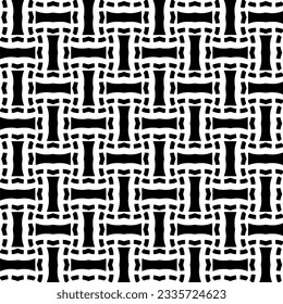 Simple repeating monochrome pattern. Abstract texture for fabric print, card, table cloth, furniture, banner, cover, invitation, decoration, wrapping.seamless repeating pattern. Black and white color.