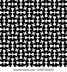 Simple repeating monochrome pattern. Abstract texture for fabric print, card, table cloth, furniture, banner, cover, invitation, decoration, wrapping.seamless repeating pattern. Black and white color.