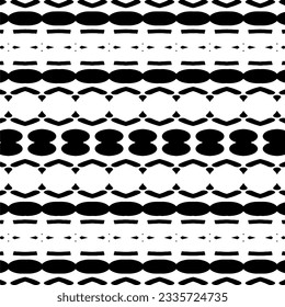 Simple repeating monochrome pattern. Abstract texture for fabric print, card, table cloth, furniture, banner, cover, invitation, decoration, wrapping.seamless repeating pattern. Black and white color.