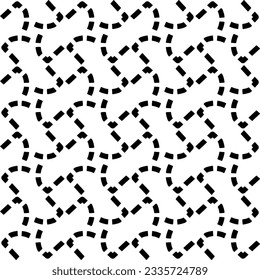 Simple repeating monochrome pattern. Abstract texture for fabric print, card, table cloth, furniture, banner, cover, invitation, decoration, wrapping.seamless repeating pattern. Black and white color.