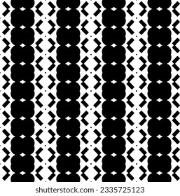 Simple repeating monochrome pattern. Abstract texture for fabric print, card, table cloth, furniture, banner, cover, invitation, decoration, wrapping.seamless repeating pattern. Black and white color.