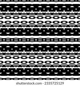 Simple repeating monochrome pattern. Abstract texture for fabric print, card, table cloth, furniture, banner, cover, invitation, decoration, wrapping.seamless repeating pattern. Black and white color.