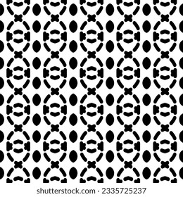 Simple repeating monochrome pattern. Abstract texture for fabric print, card, table cloth, furniture, banner, cover, invitation, decoration, wrapping.seamless repeating pattern. Black and white color.