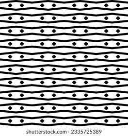 Simple repeating monochrome pattern. Abstract texture for fabric print, card, table cloth, furniture, banner, cover, invitation, decoration, wrapping.seamless repeating pattern. Black and white color.