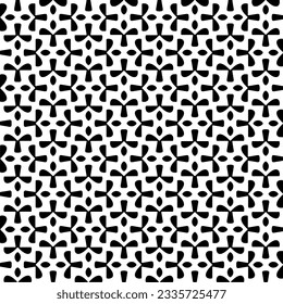 Simple repeating monochrome pattern. Abstract texture for fabric print, card, table cloth, furniture, banner, cover, invitation, decoration, wrapping.seamless repeating pattern. Black and white color.
