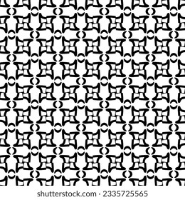 Simple repeating monochrome pattern. Abstract texture for fabric print, card, table cloth, furniture, banner, cover, invitation, decoration, wrapping.seamless repeating pattern. Black and white color.