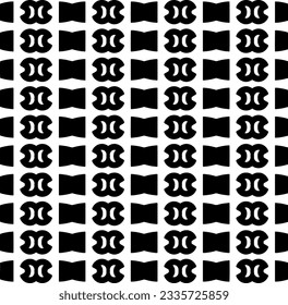 Simple repeating monochrome pattern. Abstract texture for fabric print, card, table cloth, furniture, banner, cover, invitation, decoration, wrapping.seamless repeating pattern. Black and white color.