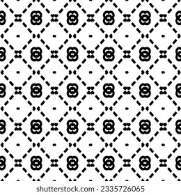 Simple repeating monochrome pattern. Abstract texture for fabric print, card, table cloth, furniture, banner, cover, invitation, decoration, wrapping.seamless repeating pattern. Black and white color.