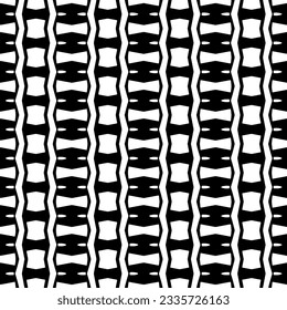 Simple repeating monochrome pattern. Abstract texture for fabric print, card, table cloth, furniture, banner, cover, invitation, decoration, wrapping.seamless repeating pattern. Black and white color.