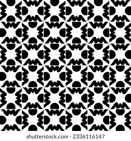 Simple repeating monochrome pattern. Abstract texture for fabric print, card, table cloth, furniture, banner, cover, invitation, decoration, wrapping.seamless repeating pattern. Black and white color.