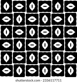 Patrón monocromo simple de repetición. Textura abstracta para impresión de tela, tarjeta, mantel de mesa, mobiliario, banner, cubierta, invitación, decoración, envoltura.patrón repitiendo sin fisuras. Color blanco y negro.