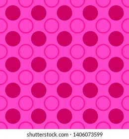Simple repeating pattern - vector circle design background