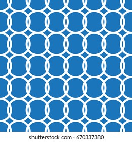 Simple repeating texture with circles. Vector seamless pattern.