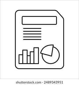 simple reports vector icon design