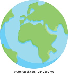A Simple Representation Of Earth Vector Image
