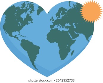 A Simple Representation Of Earth Vector Image