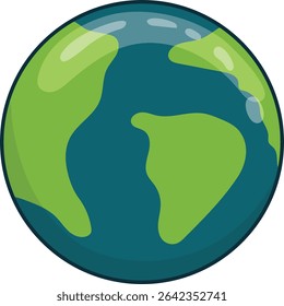 A Simple Representation Of Earth Vector Image