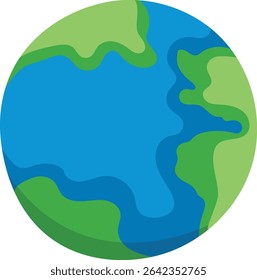 A Simple Representation Of Earth Vector Image