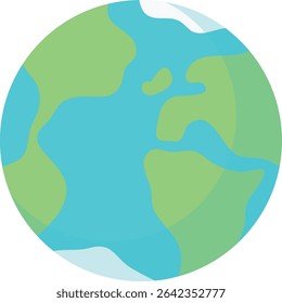 A Simple Representation Of Earth Vector Image