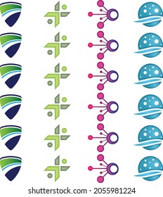 Simple research icon and background art