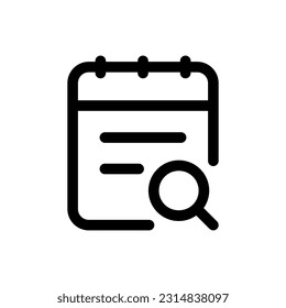 Icono de Investigación simple. El icono puede utilizarse para sitios web, plantillas de impresión, plantillas de presentación, ilustraciones, etc