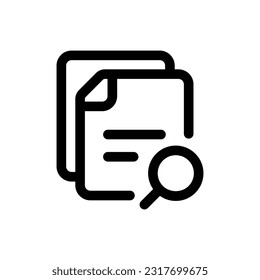 Simple Research icon. The icon can be used for websites, print templates, presentation templates, illustrations, etc