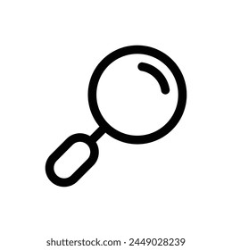 Icono de Investigación simple. El ícono se puede usar para Sitios web, Plantillas impresas, Plantillas de presentación, ilustraciones, etc
