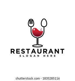 simple restaurant company logo design