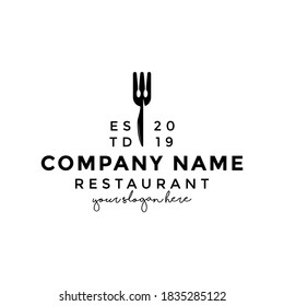 simple restaurant company logo design