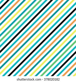 Simple retro geometric striped pattern. Soft colors. Background can be copied without any seams.Vector fashion endless texture can be used for printing onto fabric and paper or scrap booking.