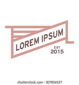 Simple Retro Logo Template