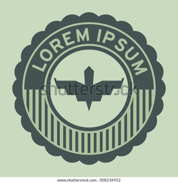 Simple Retro Logo Template Stock Vector (Royalty Free) 308236952 ...