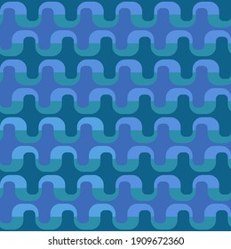 Simple retro seamless pattern for web, advertising, textiles, prints and any design projects. Geometric shapes will decorate any surface or thing and make it attractive.