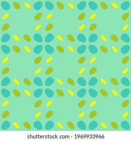 Simple retro seamless pattern for web, advertising, textiles, prints and any design projects. Rounded shapes will decorate any surface or thing and make it attractive.