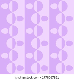 Simple retro seamless pattern for web, advertising, textiles, prints and any design projects. Rounded shapes will decorate any surface or thing and make it attractive.