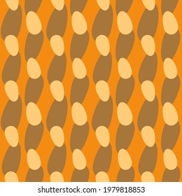 Simple retro seamless pattern for web, advertising, textiles, prints and any design projects. Rounded shapes will decorate any surface or thing and make it attractive.