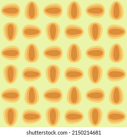 Simple retro seamless pattern for web, advertising, textiles, prints and any design projects. Rounded shapes will decorate any surface or thing and make it attractive.