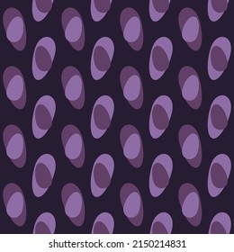 Simple retro seamless pattern for web, advertising, textiles, prints and any design projects. Rounded shapes will decorate any surface or thing and make it attractive.
