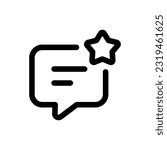 Simple Review icon. The icon can be used for websites, print templates, presentation templates, illustrations, etc
