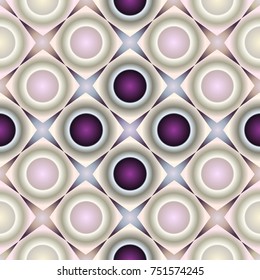 Simple rhomboid pearl seamless pattern. Vector illustration for wrapping, fabrics, tablecloth etc