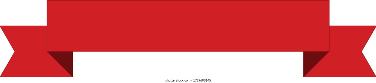 Simple ribbon banner for various uses.
