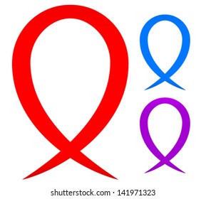 Simple Ribbon Symbols